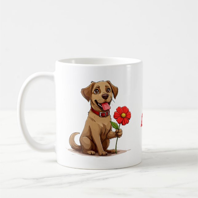 Liebe, aber verlass dich wild kaffeetasse (Links)