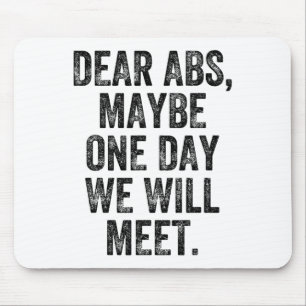 Liebe Abs Vielleicht Eines Tages Fitnessstudio Gew Mousepad