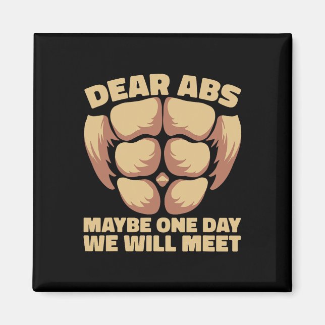 Liebe Abs vielleicht eines Tages Magnet (Vorne)