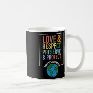 Liebe Achtung Schutz unserer Wertvollen Erde D Kaffeetasse