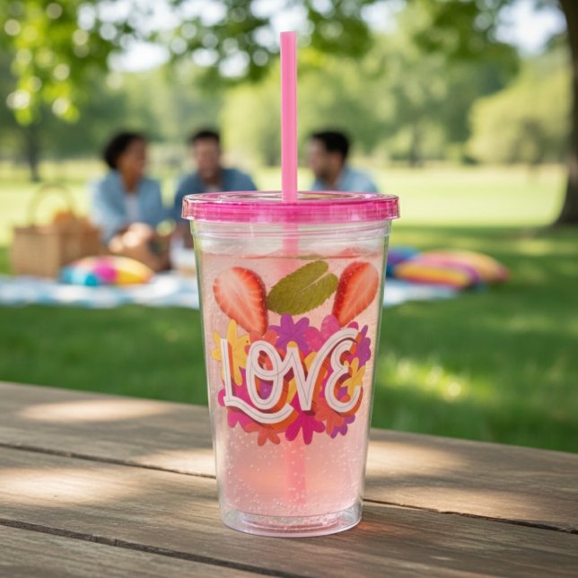 LIEBE Acrylic Tumbler Acryltrinkbecher (Von Creator hochgeladen)