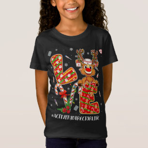 Liebe Activity Director Life Christmas Pajamas Nur T-Shirt