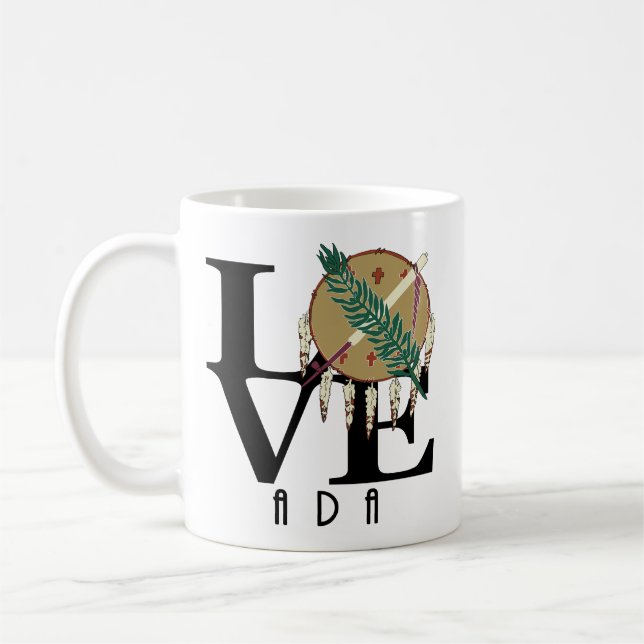 LIEBE Ada Oklahoma 11oz Kaffeetasse (Links)