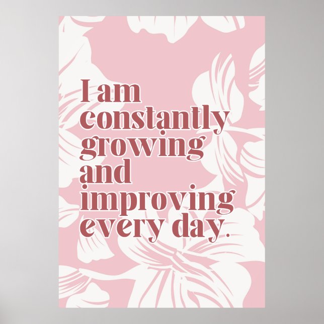 Liebe-Affirmations-Poster Poster (Vorne)