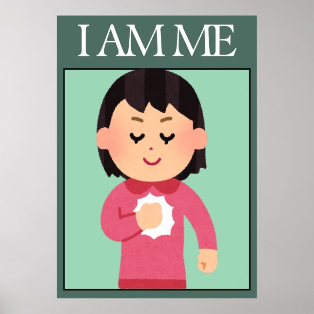 Liebe-Affirmations-Poster Poster (Vorne)