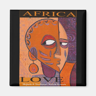Liebe Africa Magnet von Mojisola A Gbadamosi Okubu