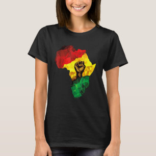 Liebe Afrika Schwarze Geschichte Monat Afrikanisch T-Shirt