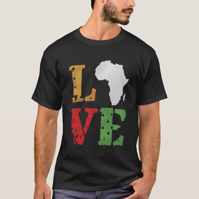 Liebe Afrika T-Shirt (Vorderseite)