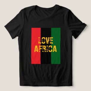 Liebe Afrika T-Shirt Tri-Blend Shirt