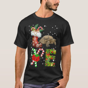 Liebe Afrikanische Sulcata Tortoise Weihnachten Li T-Shirt
