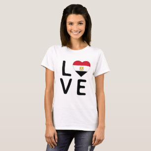 Liebe - Ägyptische Flagge T-Shirt