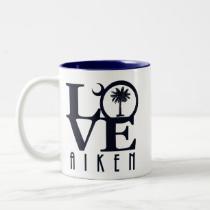 LIEBE Aiken South Carolina 11oz Zweifarbige Tasse