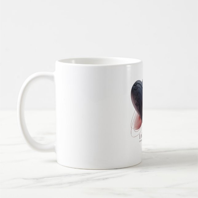 Liebe aktiviert Herzkaffee-Tasse Kaffeetasse (Links)