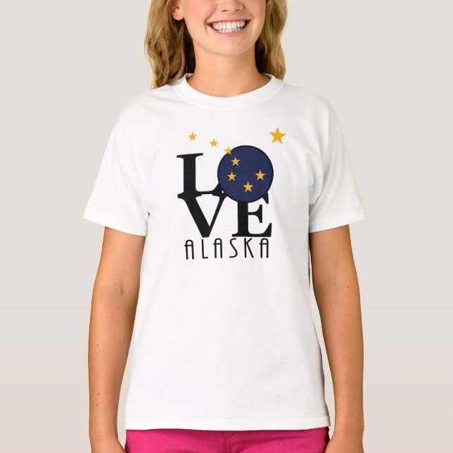 LIEBE Alaska (Frontabdruck) T-Shirt (Vorderseite)