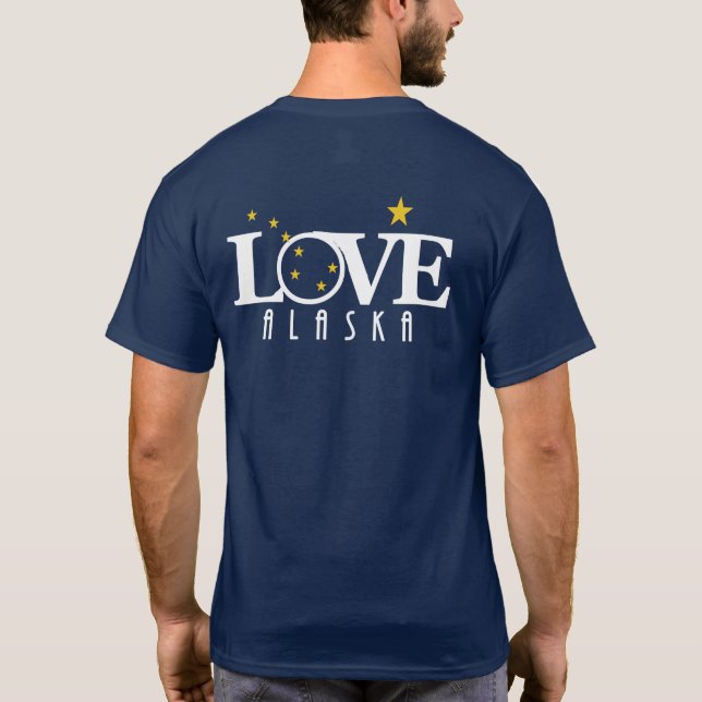 LIEBE Alaska (Rückseite) T-Shirt (Rückseite)