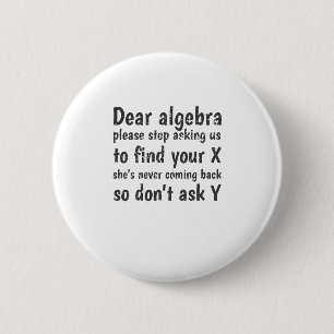 Liebe Algebra Frage uns auf, Ihr X zu finden Button