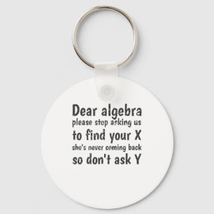 Liebe Algebra Frage uns auf, Ihr X zu finden Schlüsselanhänger