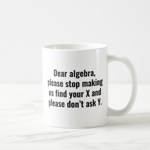 Liebe Algebra Kaffeetasse