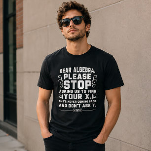 Liebe Algebra Lustiger Mathe-Humor T-Shirt