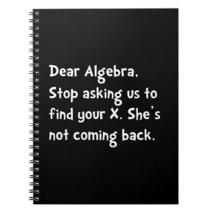 Liebe Algebra Notizblock