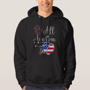 Liebe Alle amerikanischen Vater Vater American Fla Hoodie