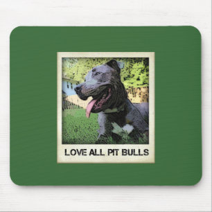 Liebe alle Gruben-Stiere Mousepad