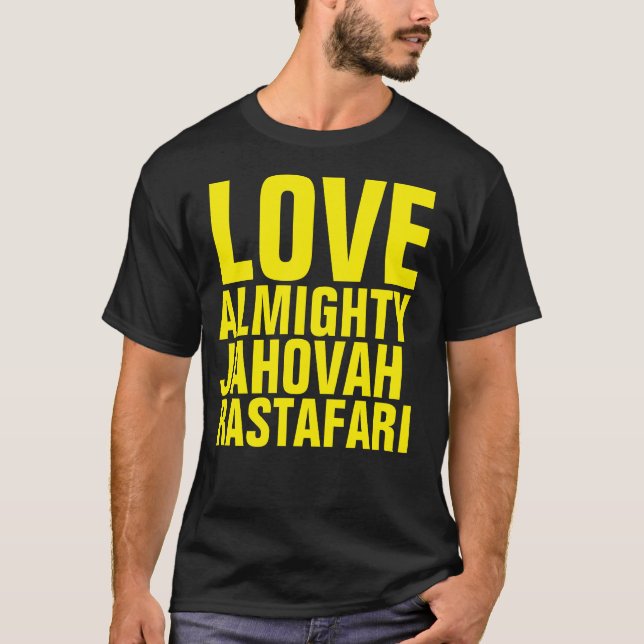 LIEBE ALMIGHTY JAHOVAH Dark T - Shirt (Vorderseite)