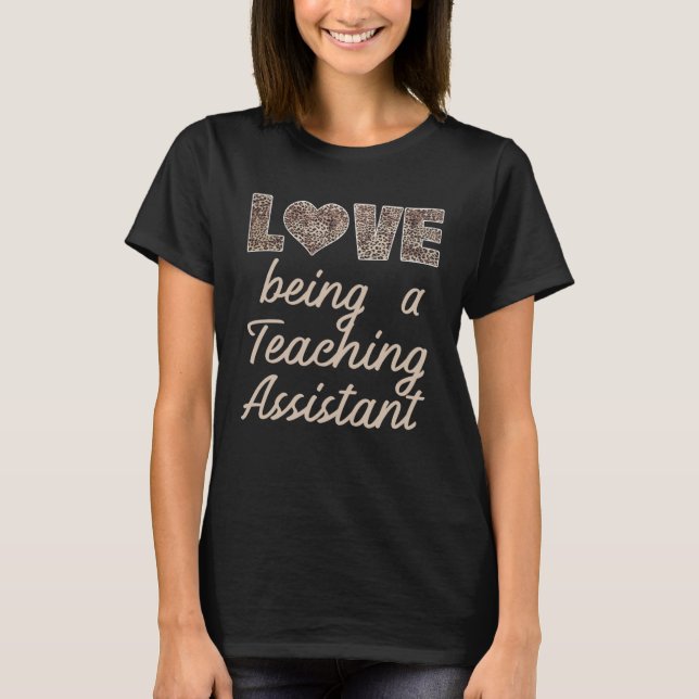 Liebe als Assistenzlehrkraft T-Shirt (Vorderseite)