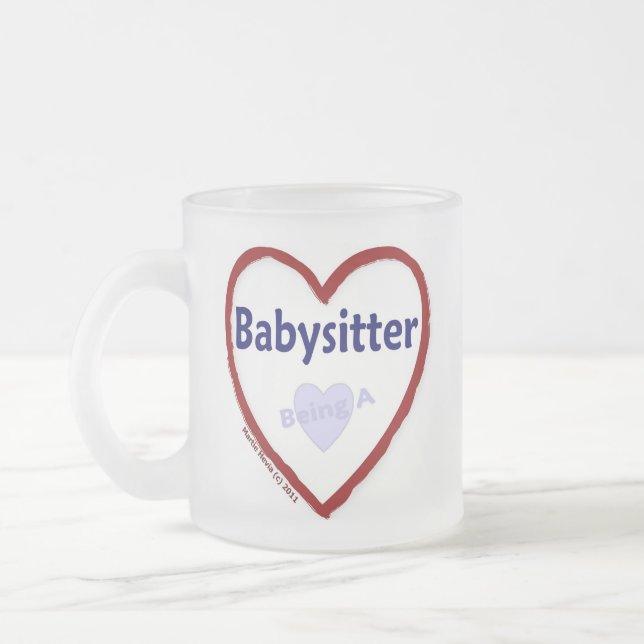 Liebe als Babysitter Mattglastasse (Links)