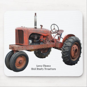 Liebe alte rostige Traktoren Mousepad