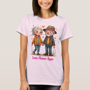 Liebe altert nie Niedlicher alter T - Shirt