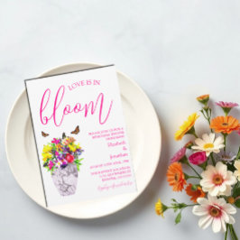 Liebe am Abend der blumenreichen Probe Einladung