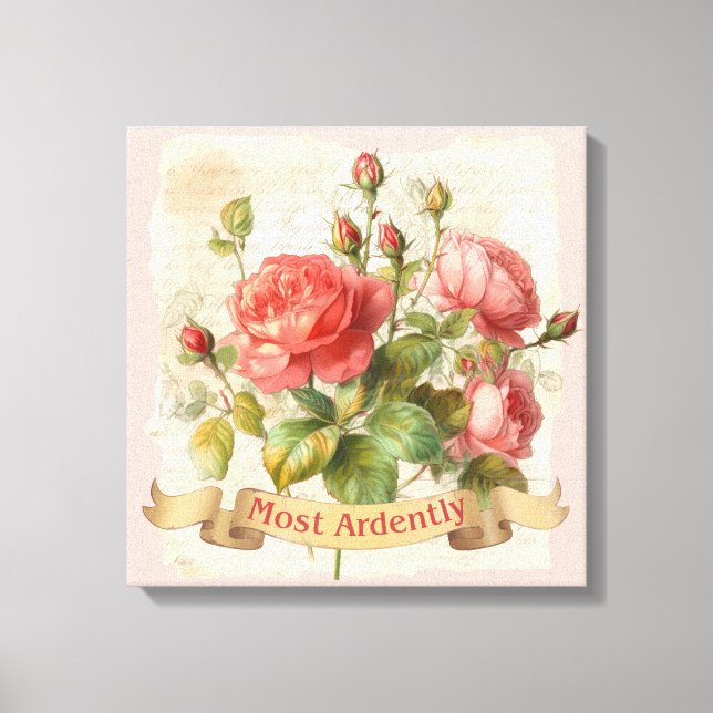 LIEBE - am argsten - Herr Darcy Leinwanddruck (Vorderseite)