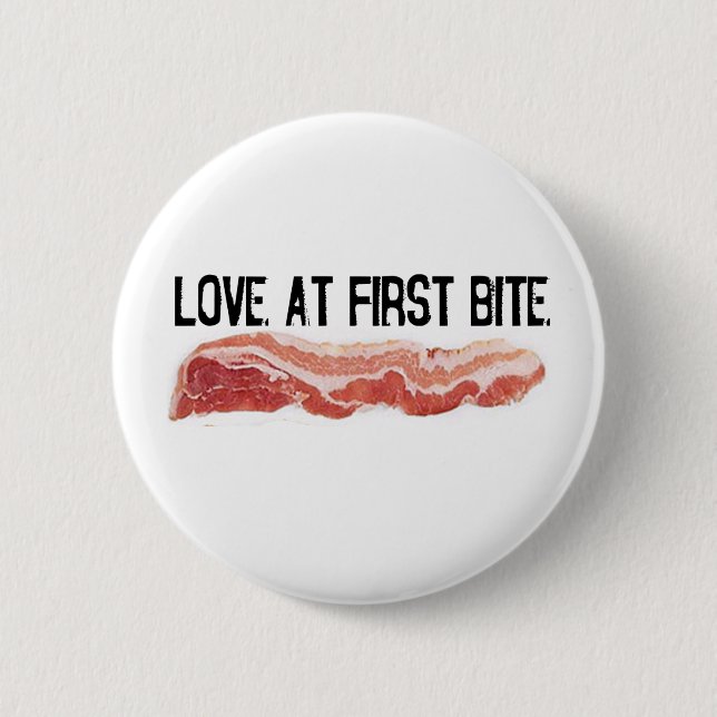 Liebe am ersten Biss Button (Vorderseite)