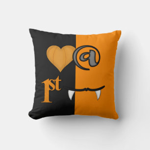 Liebe am ersten Biss Halloween Kissen