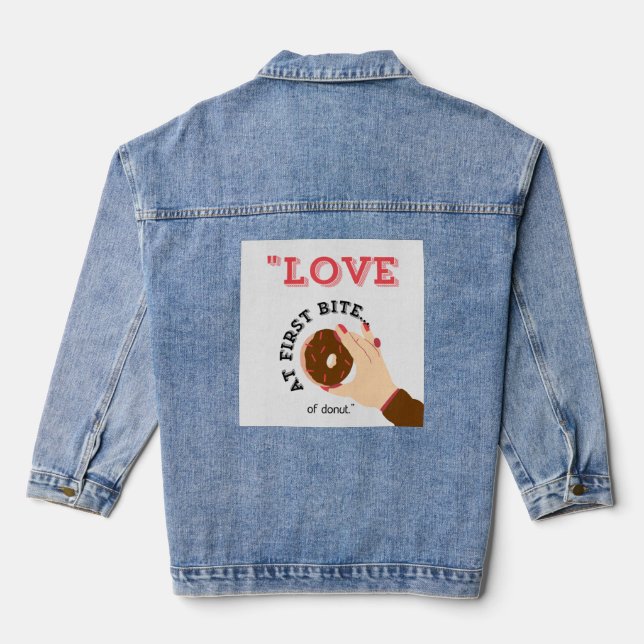 LIEBE AM ERSTEN ORT JEANSJACKE (Rückseite)