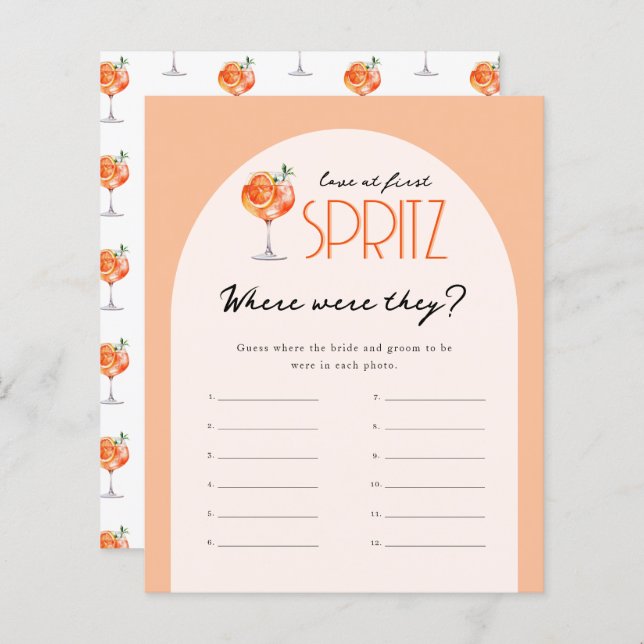 Liebe am ersten Spritz Bridal wo waren sie spielen (Vorne/Hinten)