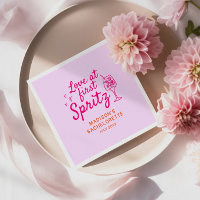 Liebe am ersten Spritz Pink Orange Bachelorette