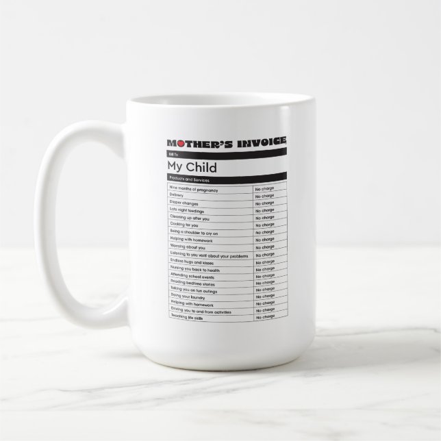 Liebe am Muttertag Tasse - Geschenk für Mama (Links)