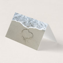 Liebe am Strand Notizard Set von 25