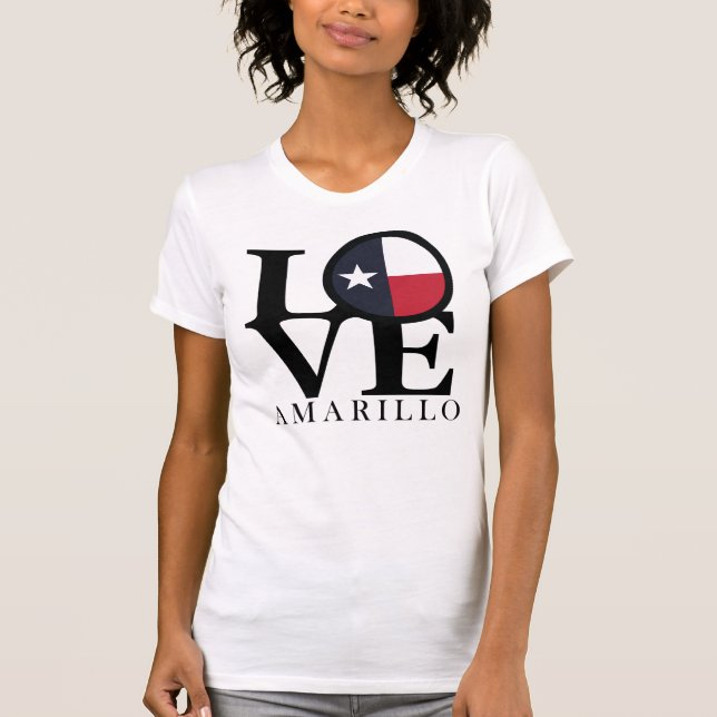 LIEBE Amarillo Texas T-Shirt (Vorderseite)