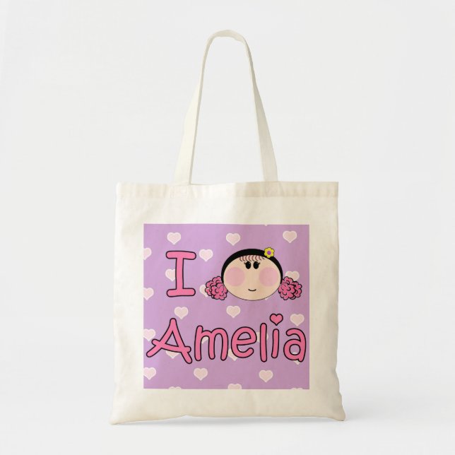 Liebe Amelia der Taschen-I Tragetasche (Vorne)