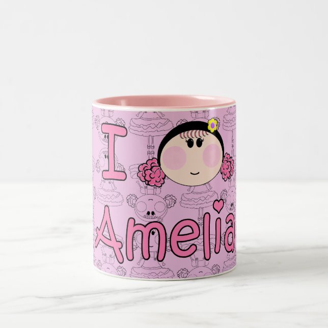 Liebe Amelia der Tasse I (Mittel)