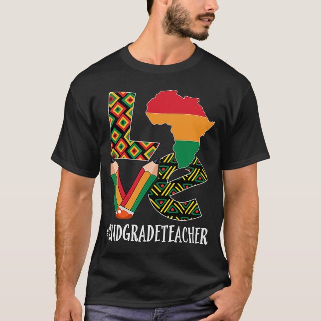 Liebe American Black Hist T-Shirt (Vorderseite)