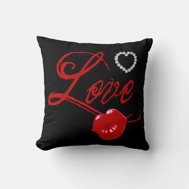 Liebe American MoJo Pillow Kissen (Vorderseite)