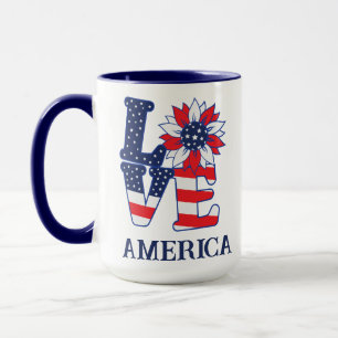 Liebe Amerika Tasse