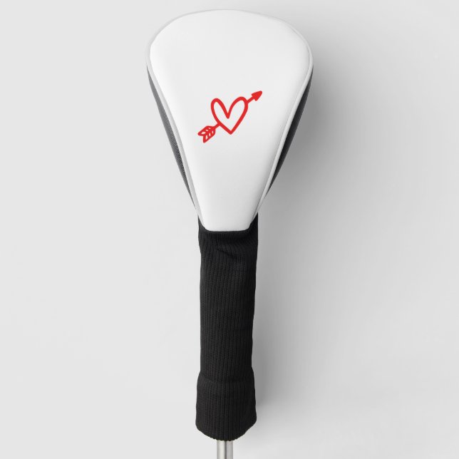 Liebe Amor Golf Headcover (Vorderseite)