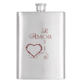 Liebe Amor Heart Valentine Flachmann