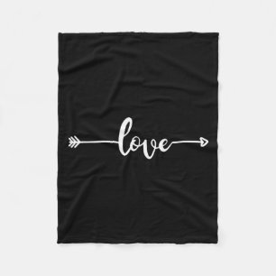 Liebe Amor Pfeil Valentinstag Liebe Herz Paare Fleecedecke
