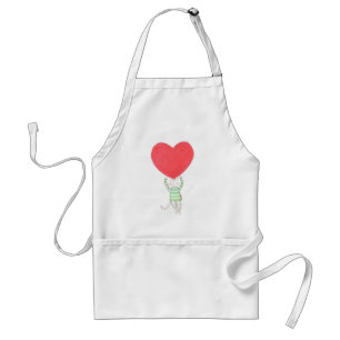 Liebe, Amour Schürze